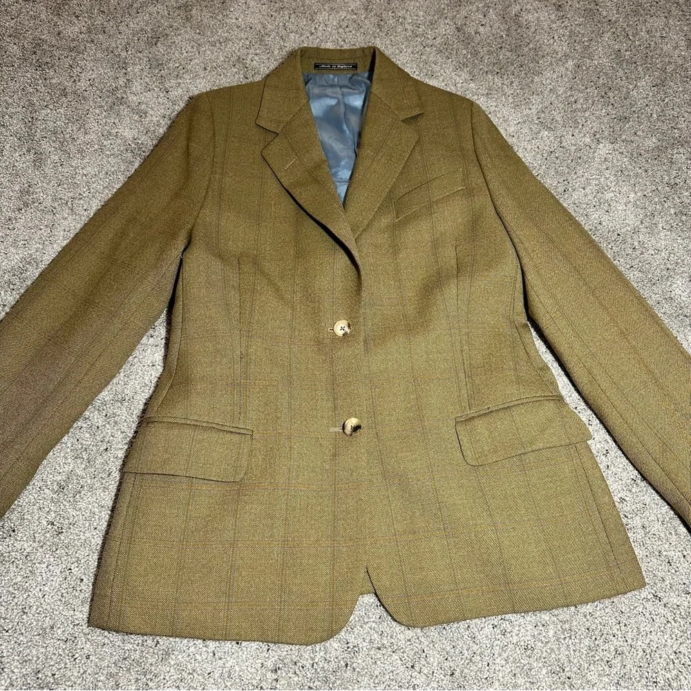 VINTAGE Turnbull & Asser Pure Wool Sport Coat - Made in England - 34R (Small)